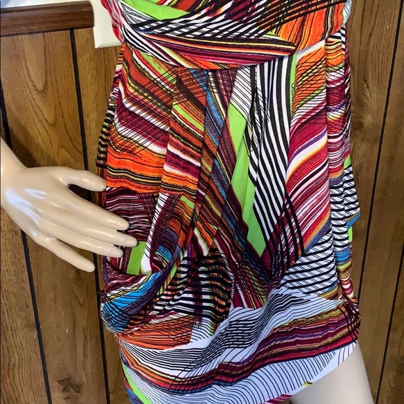 African Print Beautiful mini Dress - Picture 5 of 6